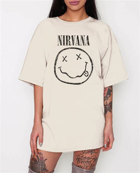 nirvana oversized t shirt.